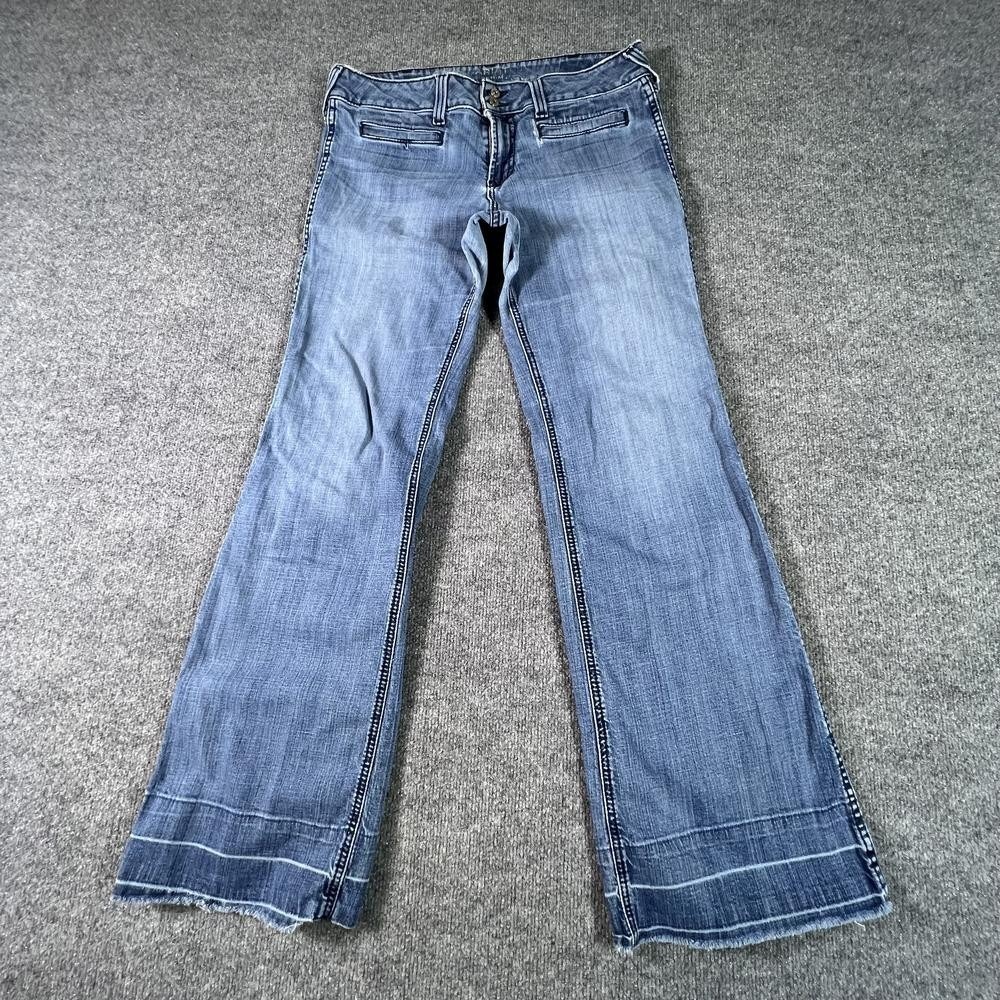 Ariat Trouser Bootcut Jeans Womens 32x31 Blue Denim Stretch Workwear Medium Wash